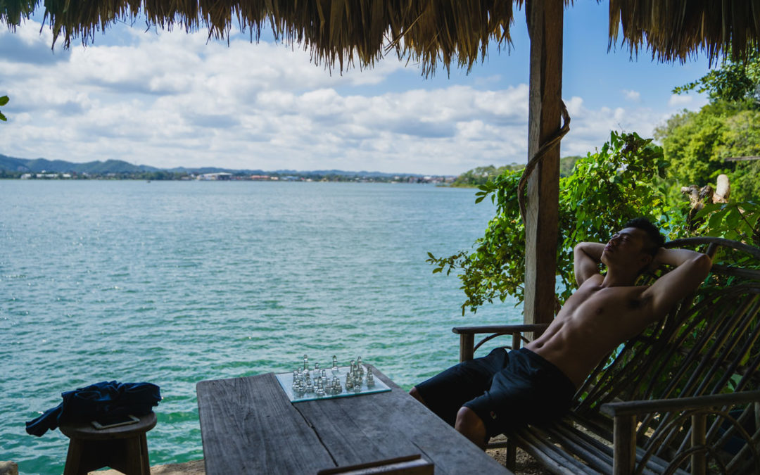 Jorge S Rope Swing A Must Go To Place In Flores Guatemala