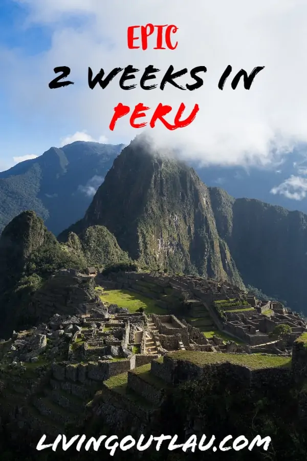 Peru-Itinerary Pinterest