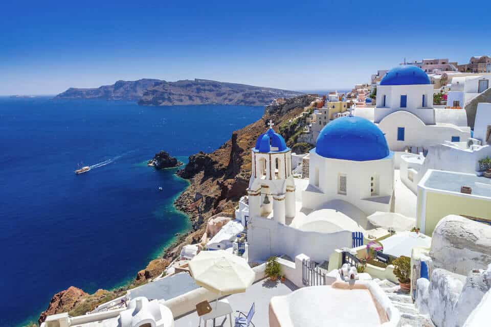 Santorini Greece Best Places in Europe for Winter