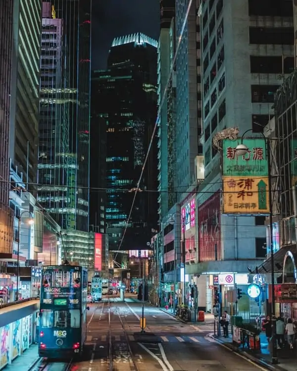 Tram-Ride-Hong-Kong-City-At-Night
