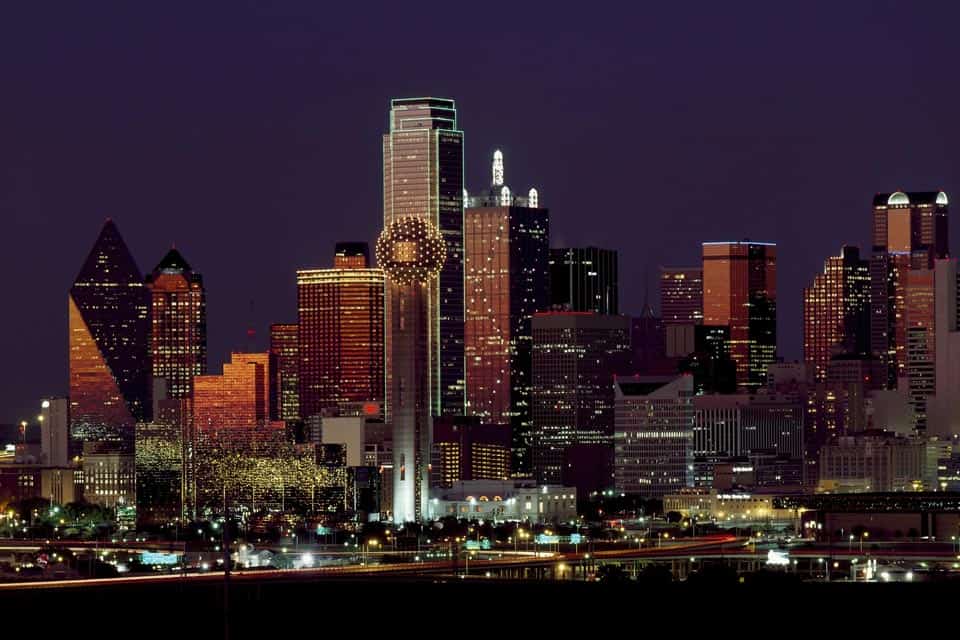 Dallas Texas Warm Places In Winter In USA