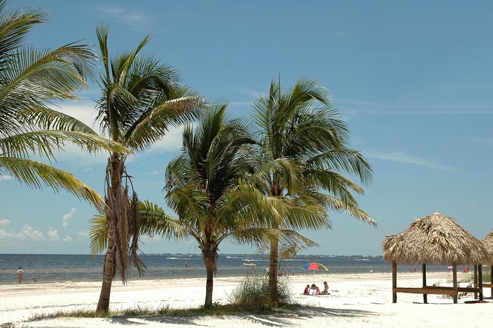 Fort Myers Beach Florida Warm Beaches In December In USA