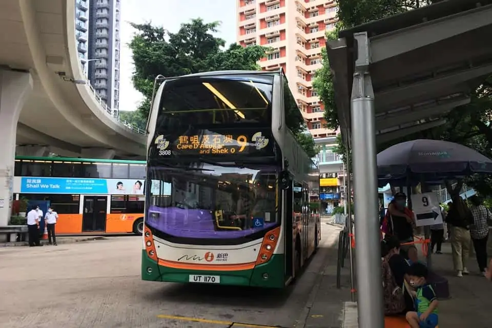 No.9 Bus From Shau Kei Wan To Cape D'Aguilar