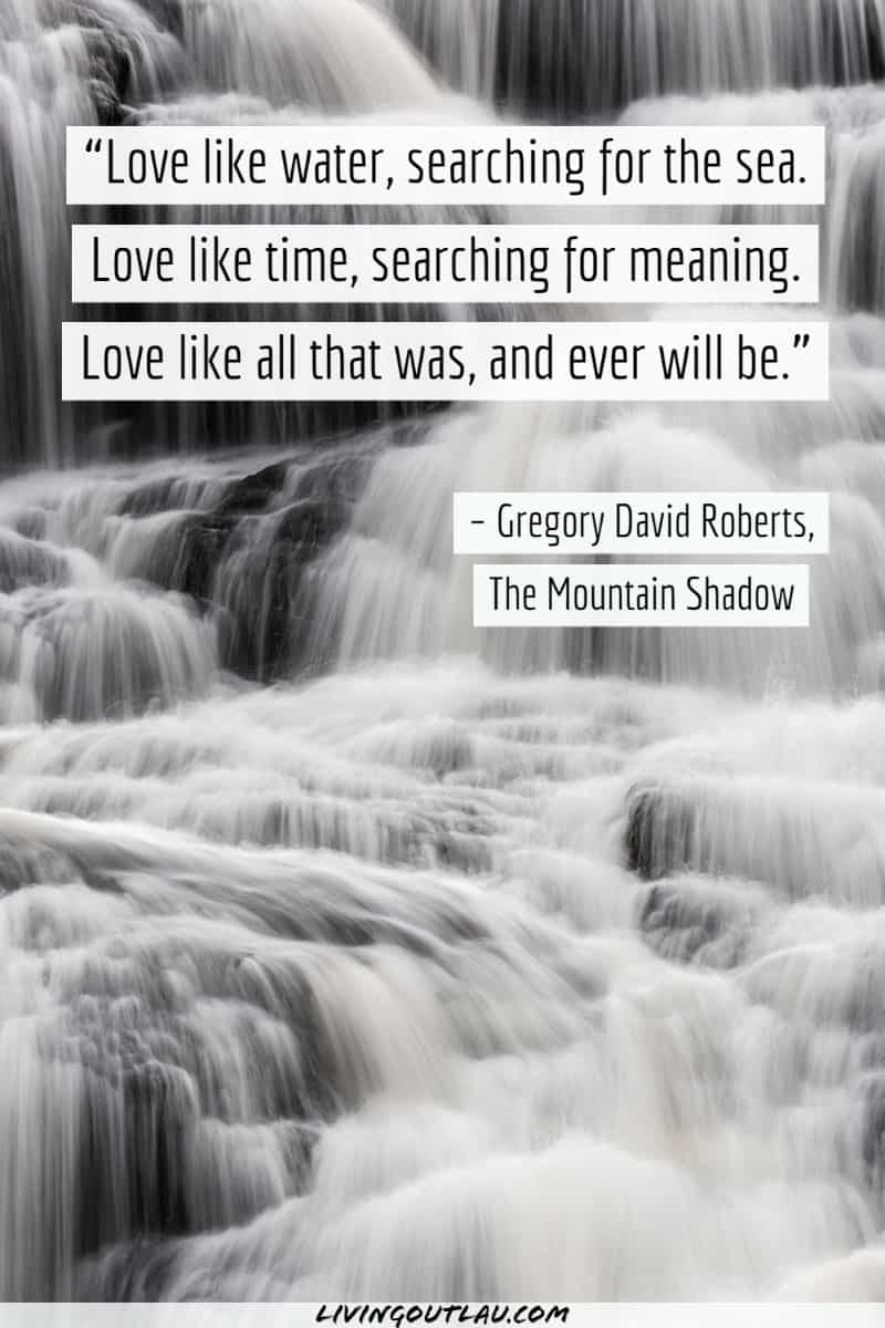 Waterfall Quotes Love