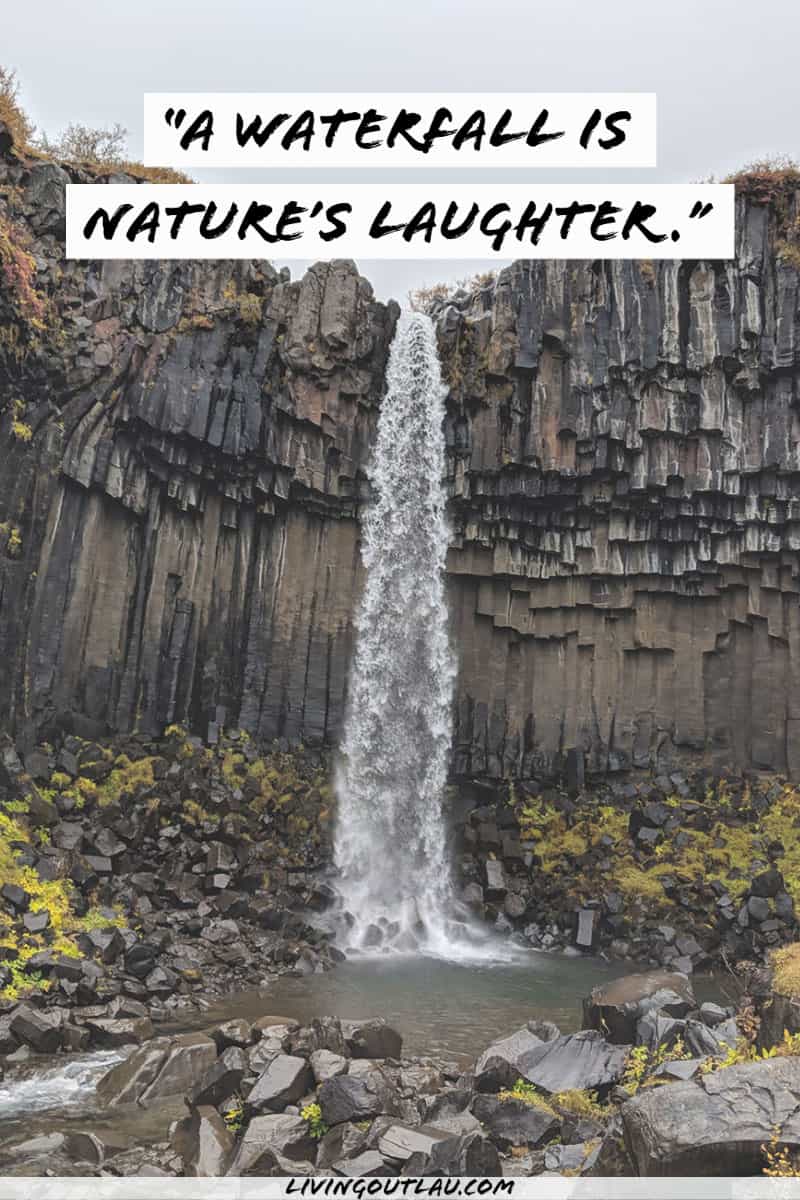 Waterfall Sayings