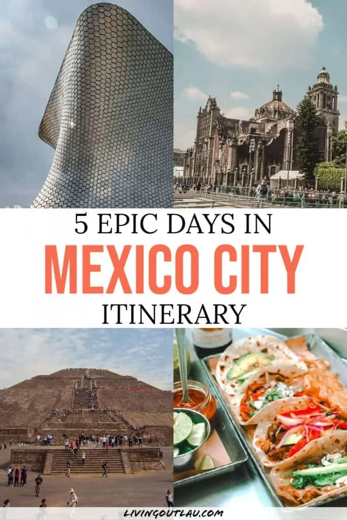 5 days in mexico city itinerary Pinterest