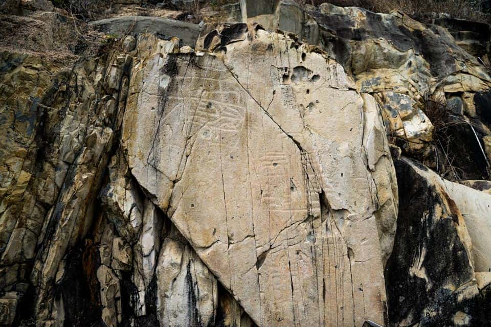 Ancient Rock Carvings On Po Toi Island