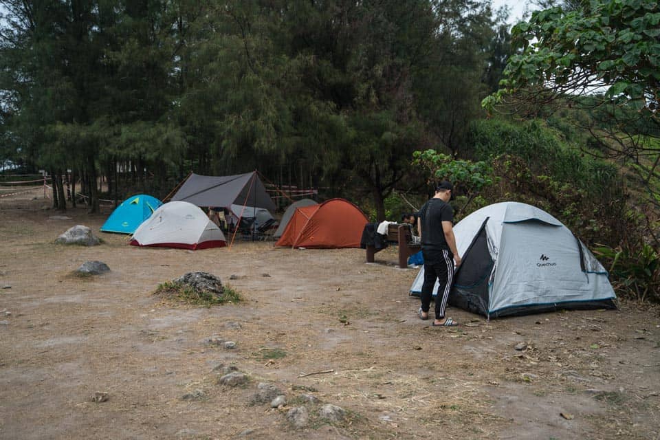 Camping On Tung Lung Chau