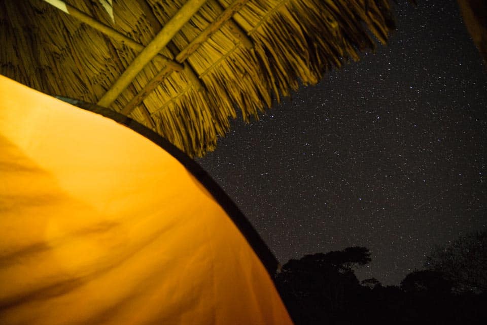 Camping Tikal Ruins