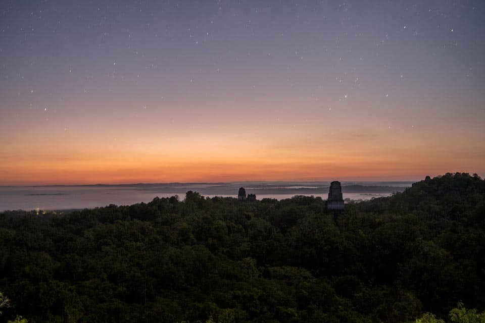 Camping in Tikal National Park