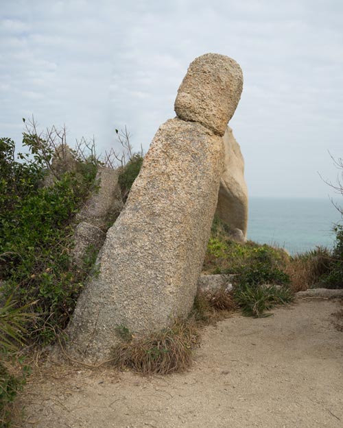 Monk Supine Rock Po Toi Island