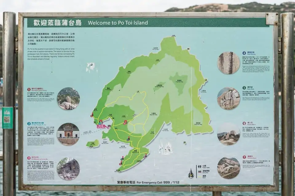 Po Toi Island Map