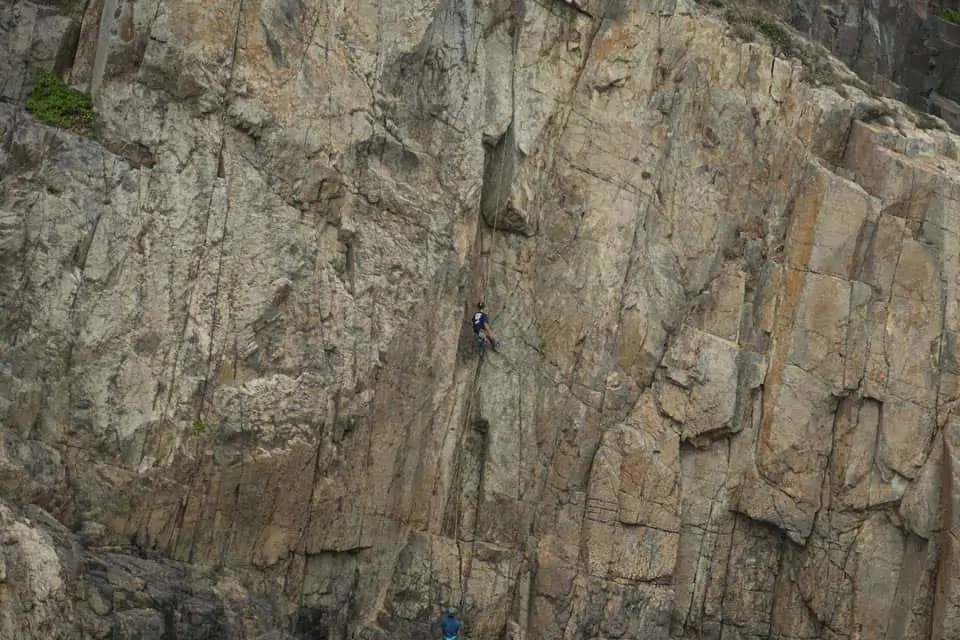 Rock Climbing in Tung Lung Chau