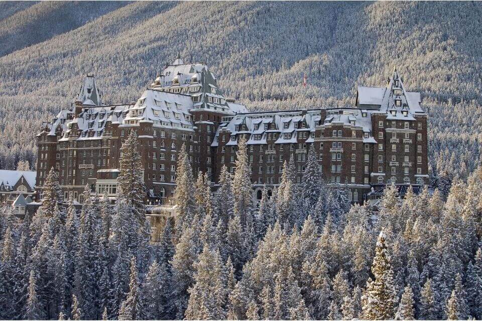 Banff Springs Resort in Winter