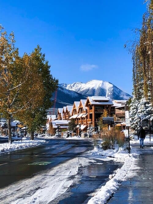 Banff Town Centre in Winter