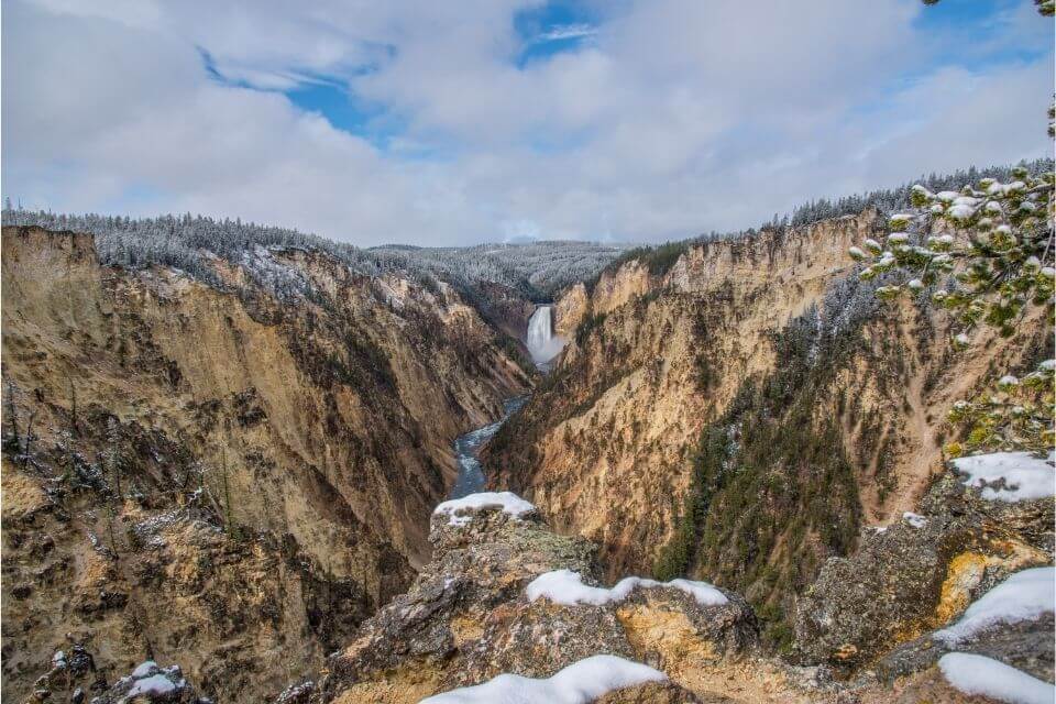 Grand Canyon of Yellowstone in Fall