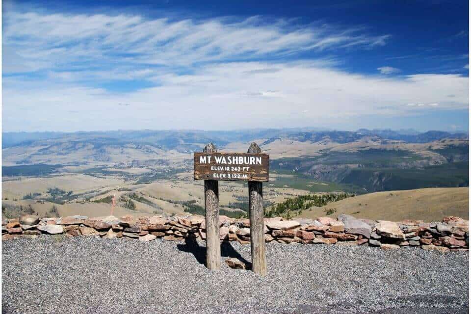 Mount Washburn Yellowstone