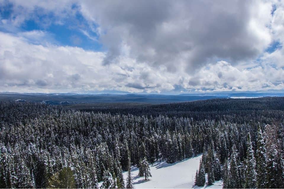 Yellowstone in September Snow