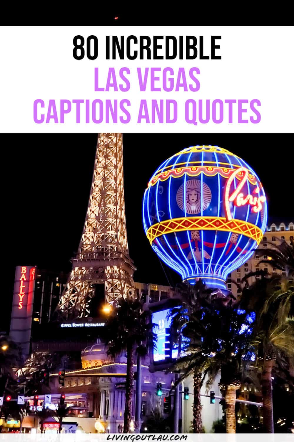 85 BEST Las Vegas Captions & Quotes For Instagram LivingOutLau