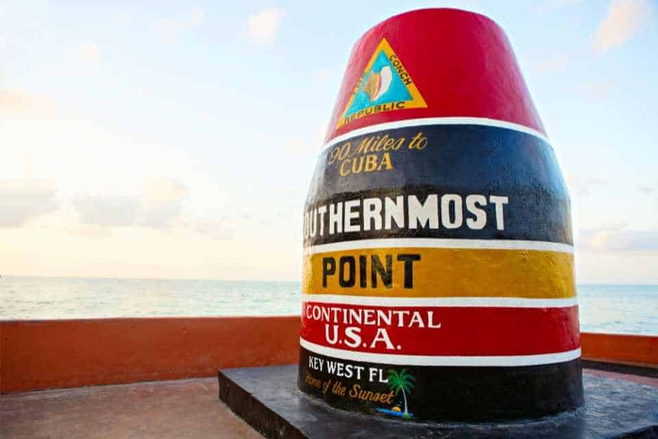 Southernmost Point in US Landmark