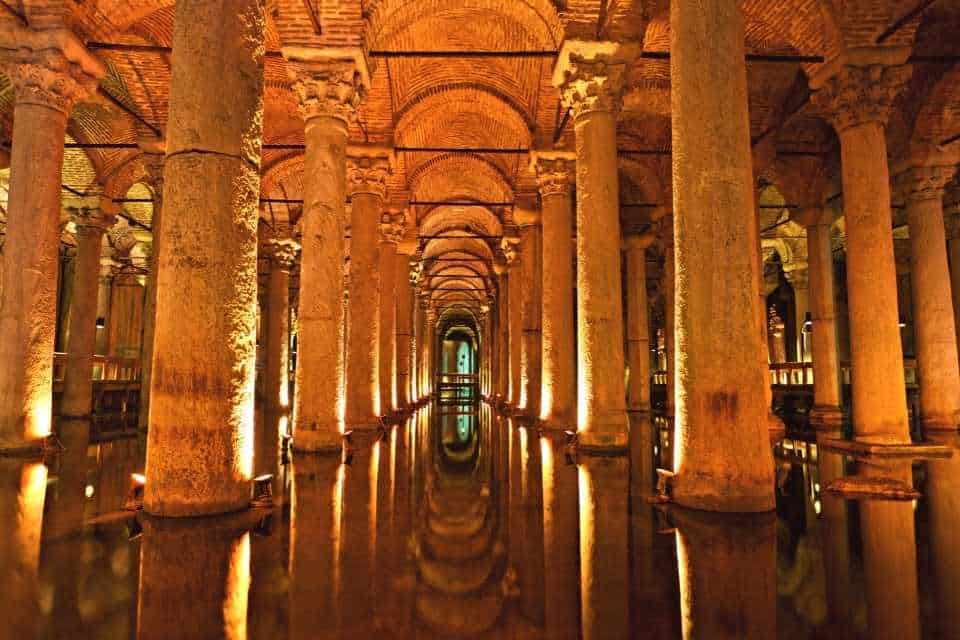 Basilica Cistern 4 days in Istanbul