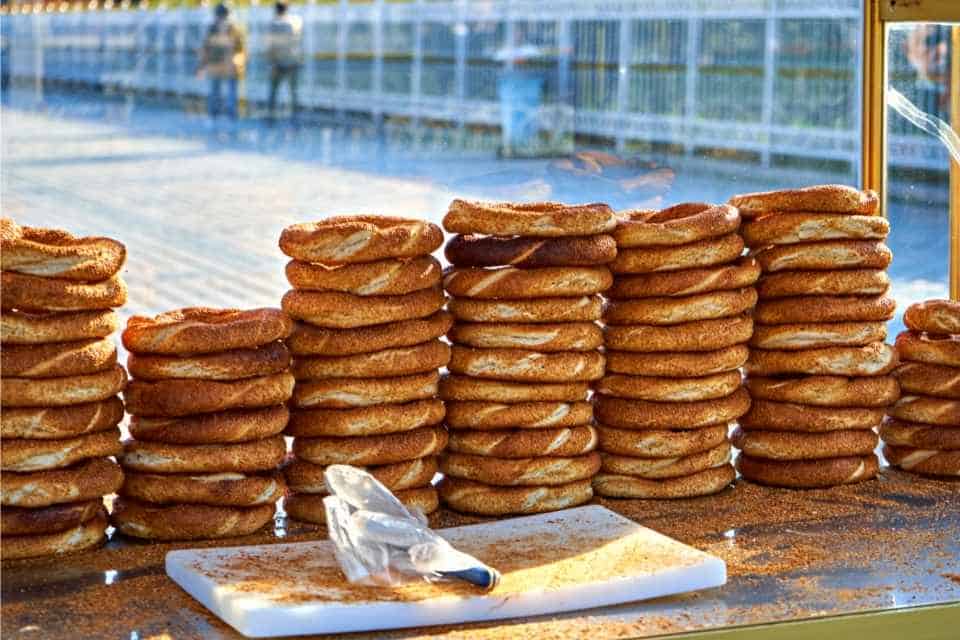 Simit Turkish Breakfast Foods Istanbul