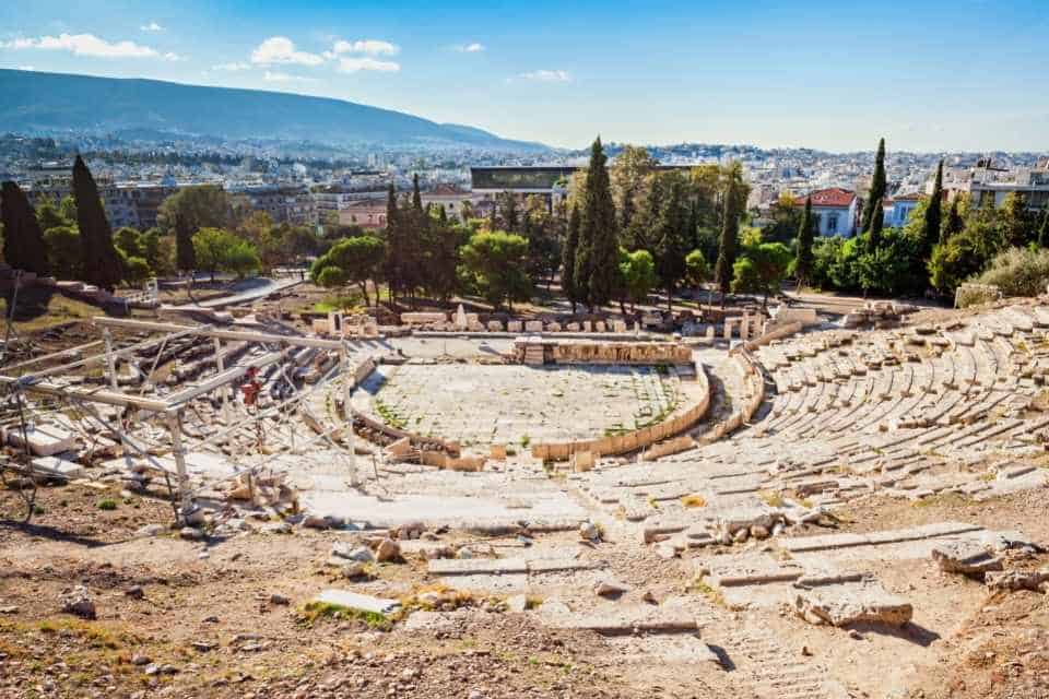 Theatre of Dionysus Theatre in Athens Greece