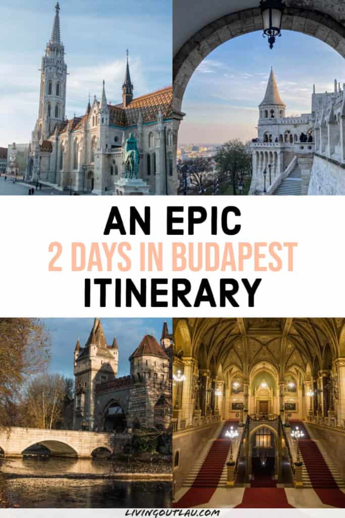 2 day Budapest itinerary Pinterest