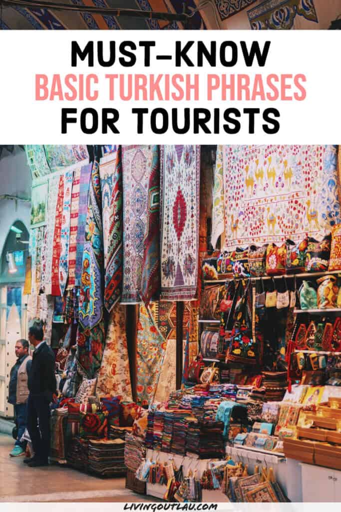 Basic Turkish Phrases For Tourists Pinterest