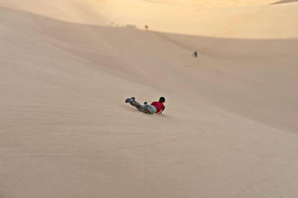 Sand Sledding Huacachina
