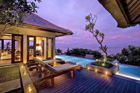 Infinity Pool Water Villa Conrad Bali