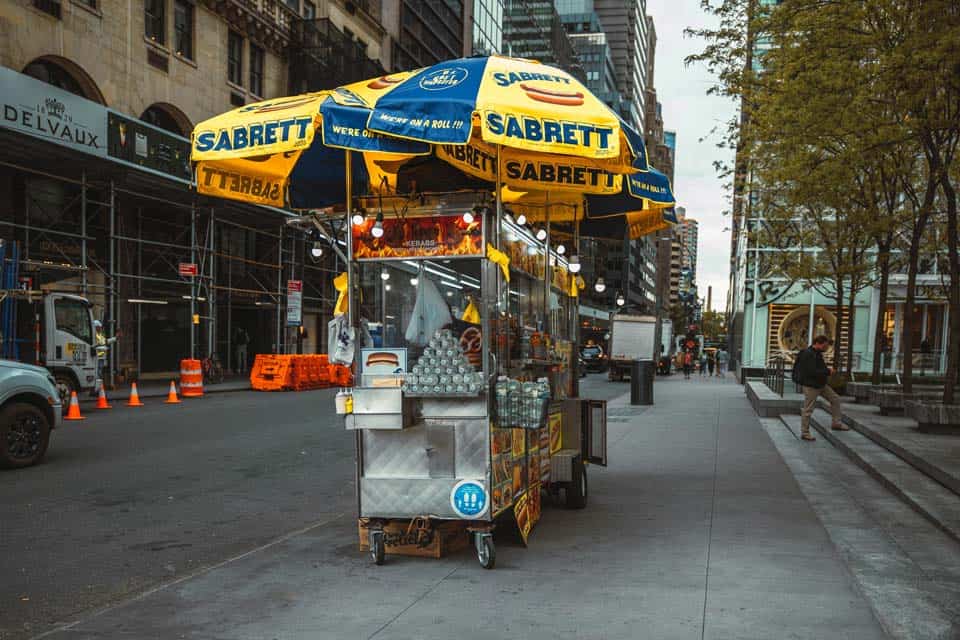 New-York-City-Hot-dog-trucks