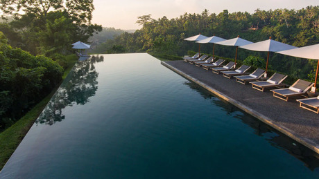 best place to stay in Ubud with infinity pool