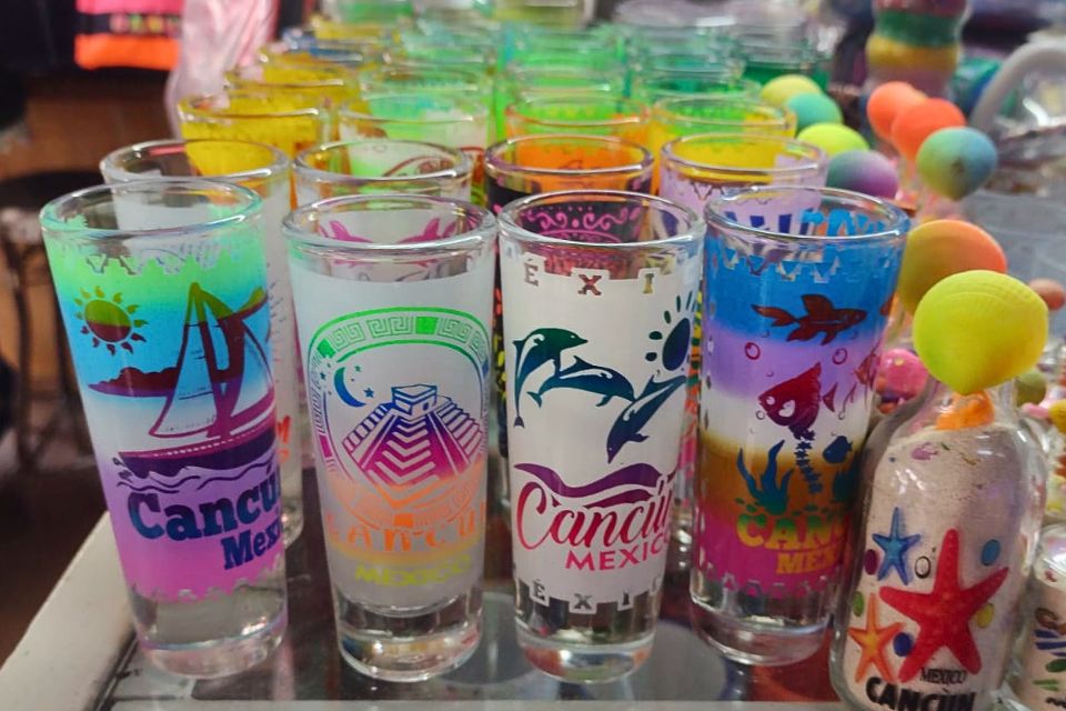 Multi-colored-souvenir-shot-glasses